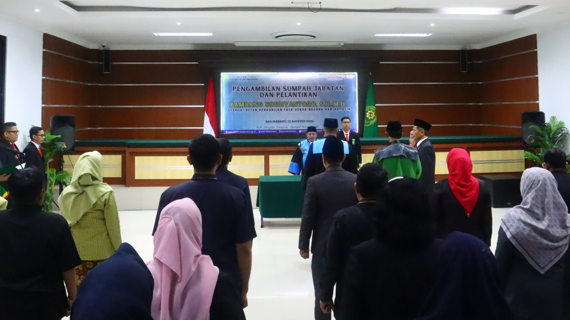 Ketua Pengadilan Tinggi TUN Banjarmasin Lantik Ketua Pengadilan TUN Banjarmasin